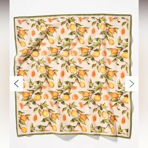 Anthropologie Lemon Head Scarf